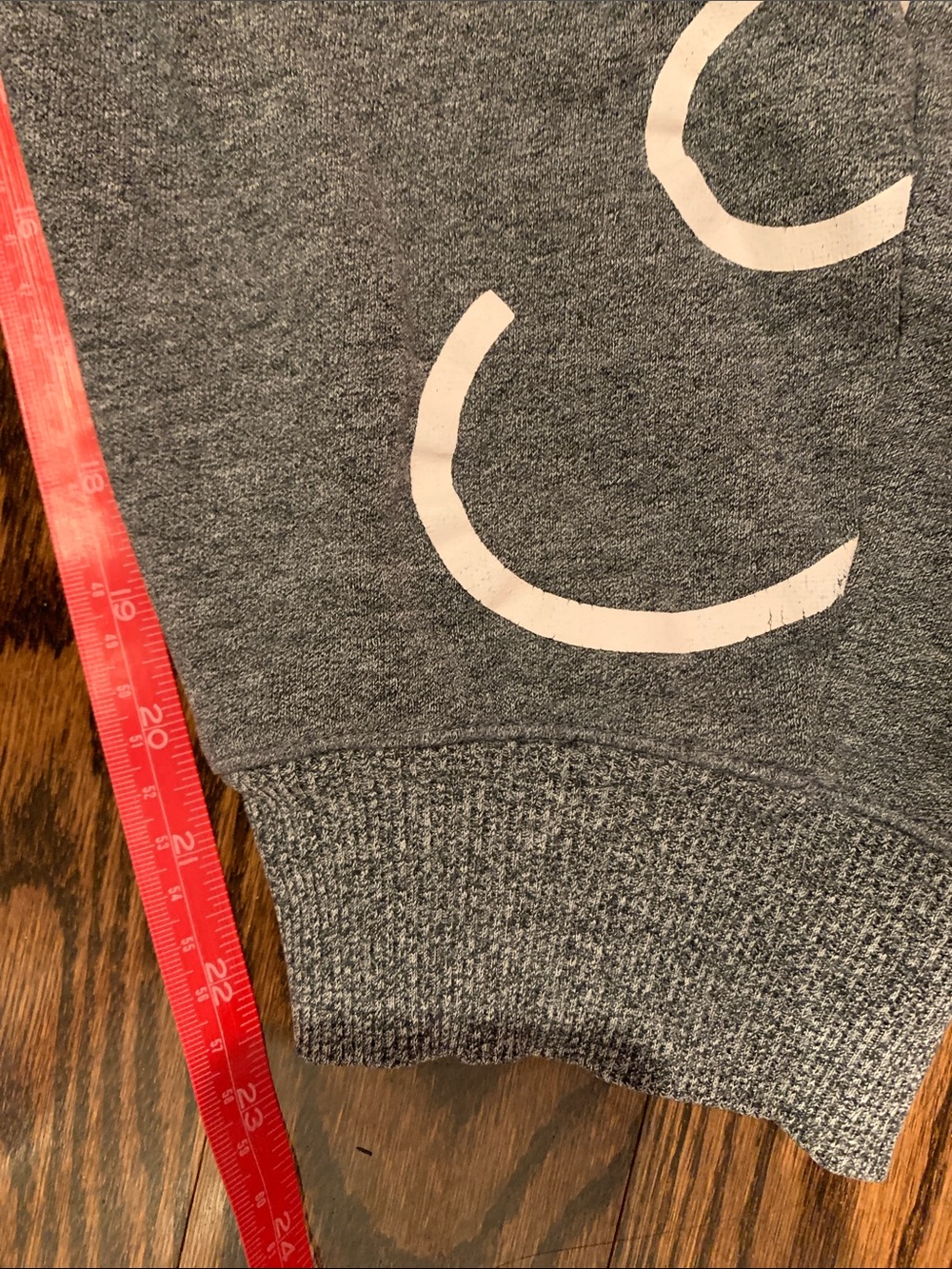 Calvin Klein Dark Gray Capri Sweatpants with White Logo - Picture 12 of 12